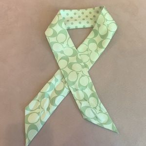 Coach silk scarf
